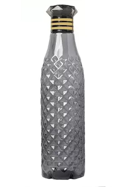 Load image into Gallery viewer, Diamond Pattern Black Drinking Water Bottle (Set of 3)
